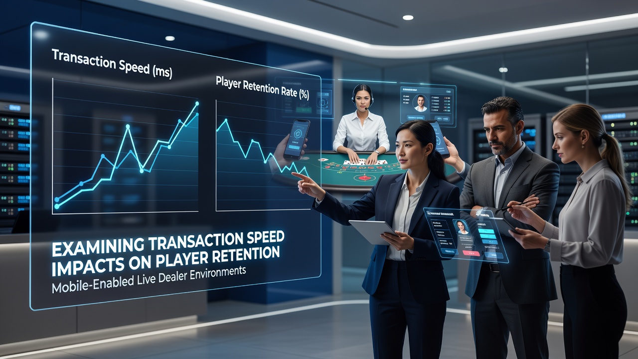 Mobile device displaying live dealer blackjack table with transaction processing indicators overlaid on the screen