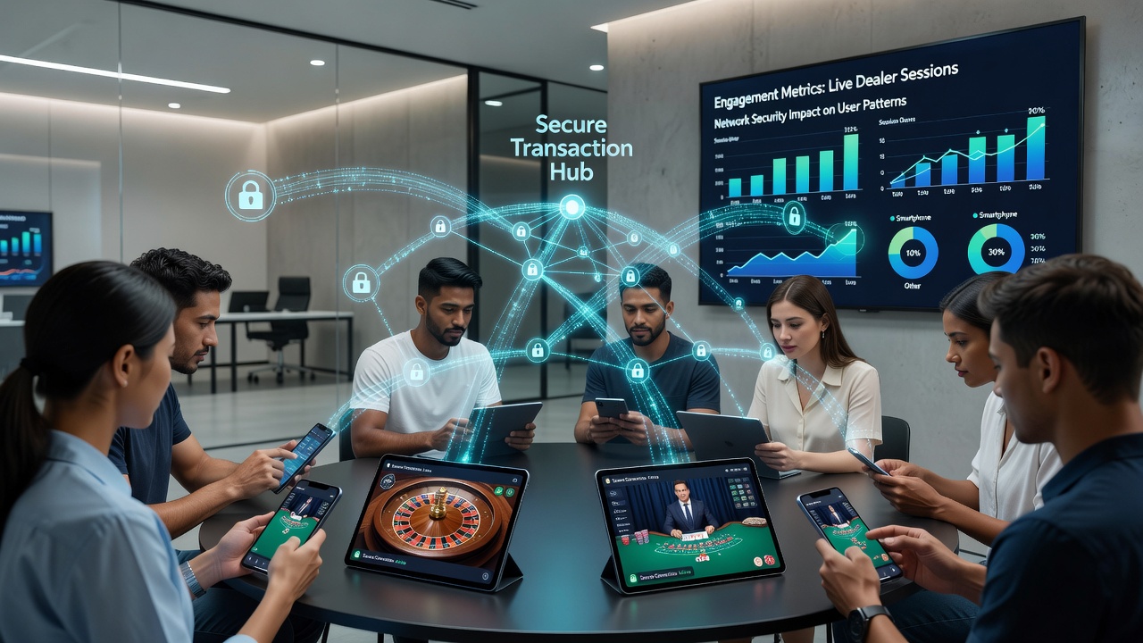 Mobile live dealer enthusiasts engaging through secure payment channels on tablets and smartphones