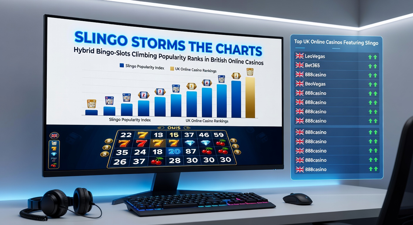 Animated Slingo bonus round with exploding symbols, completed bingo lines, and cascading slot multipliers on a casino app